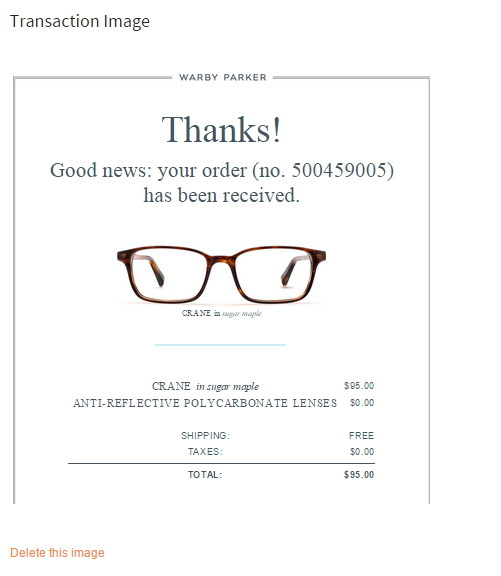 HSA receipt image  glasses