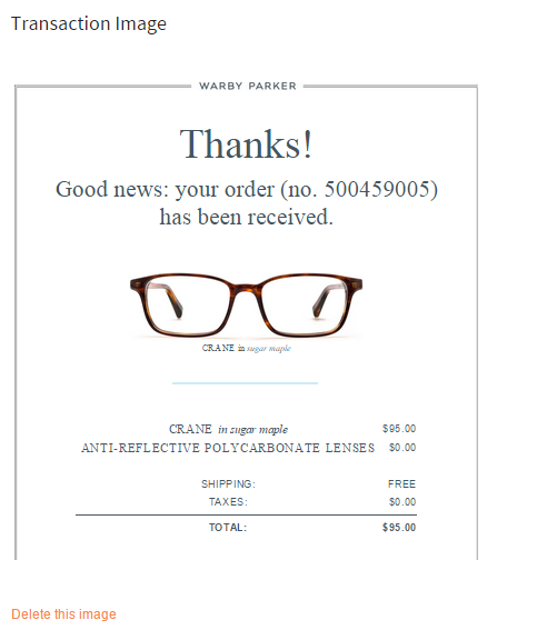 HSA receipt image glasses