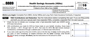 2016 HSA Form 8889 - Instructions and Example | HSA Edge